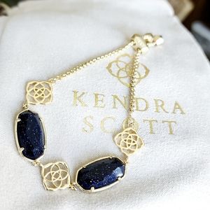 Kendra Scott Blue Goldstone Bracelet